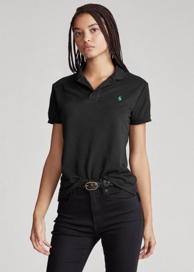 Polos Polo Ralph Lauren Mujer Negros - The Earth - IRSZB5362